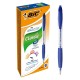 BIC Atlantis Classic Azul Bolígrafo de punta retráctil con mecanismo de giro Medio 12 pieza(s)